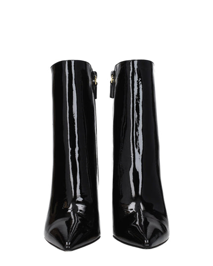 Stuart Weitzman Black Leather Ankle Boots