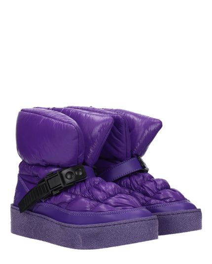 Khrisjoy Purple Polyester Ankle Boots