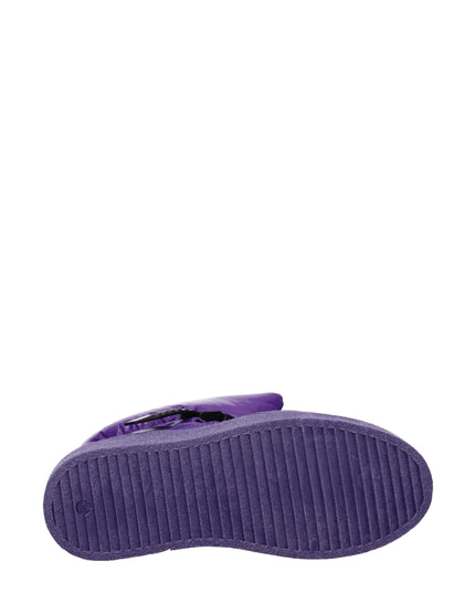 Khrisjoy Purple Polyester Ankle Boots