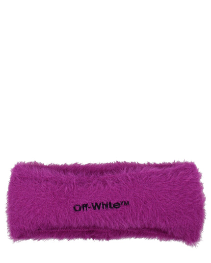 Off-White Purple Fabric Headband