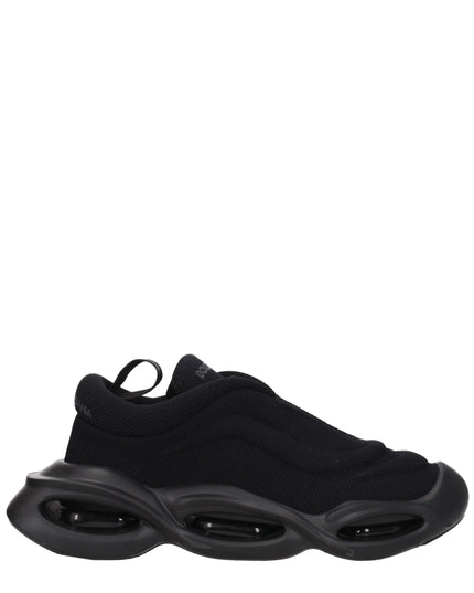 Dolce & Gabbana Black Fabric Chunky Sneakers