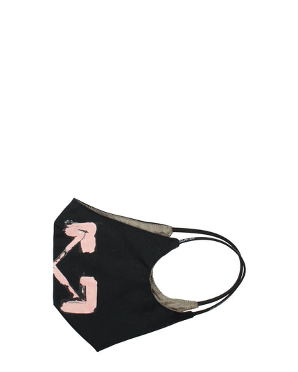 Off-White Black Cotton Facemask