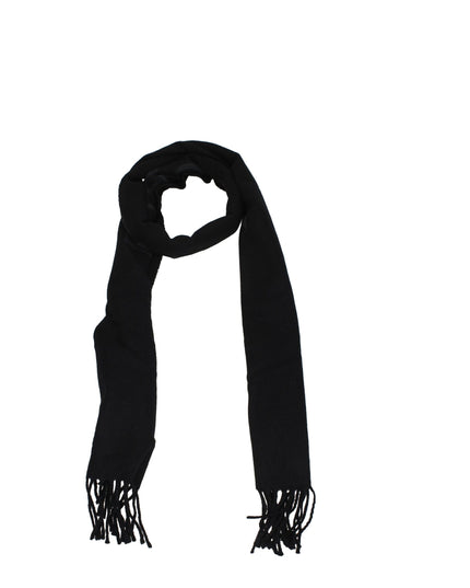 Off-White Black Cashmere Scarf