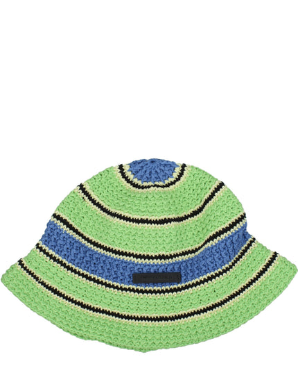 Stella McCartney Green Cotton Bucket Hat