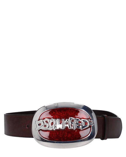 Dsquared² Brown Leather Regular Belt