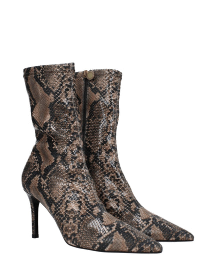 Stella McCartney Brown Leather Ankle Boots