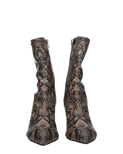 Stella McCartney Brown Leather Ankle Boots