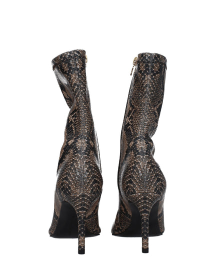 Stella McCartney Brown Leather Ankle Boots