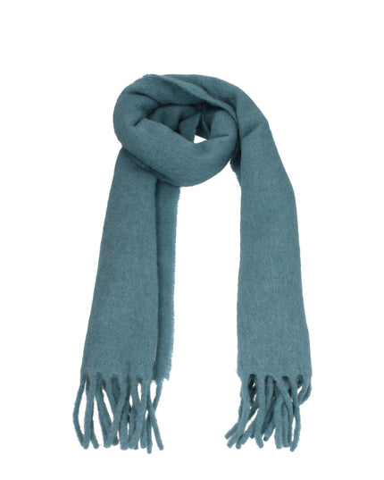 Ami Paris Green Leather Scarf