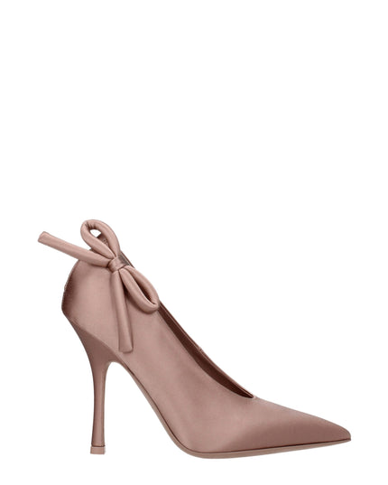 Valentino Garavani Pink Satin High Heel Pumps