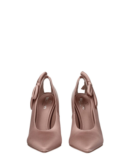 Valentino Garavani Pink Satin High Heel Pumps