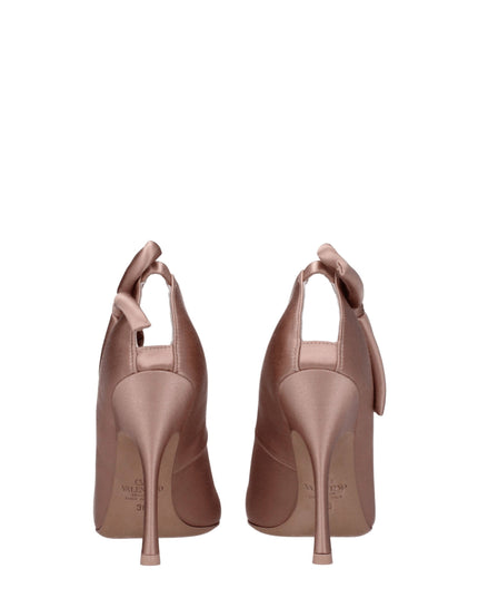 Valentino Garavani Pink Satin High Heel Pumps