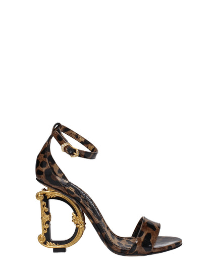 Dolce & Gabbana Brown Leather Sandals