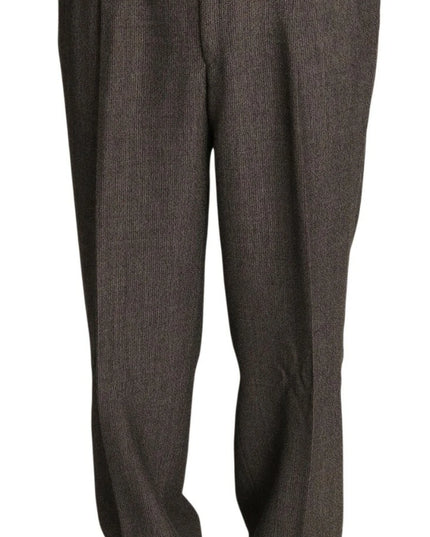 Dolce & Gabbana Brown Single Breasted Wool Suit