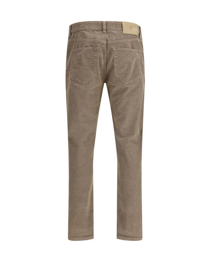 PT Torino Beige Cotton Casual Pants