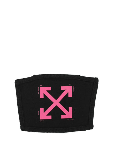 Off-White Black Cotton Facemask