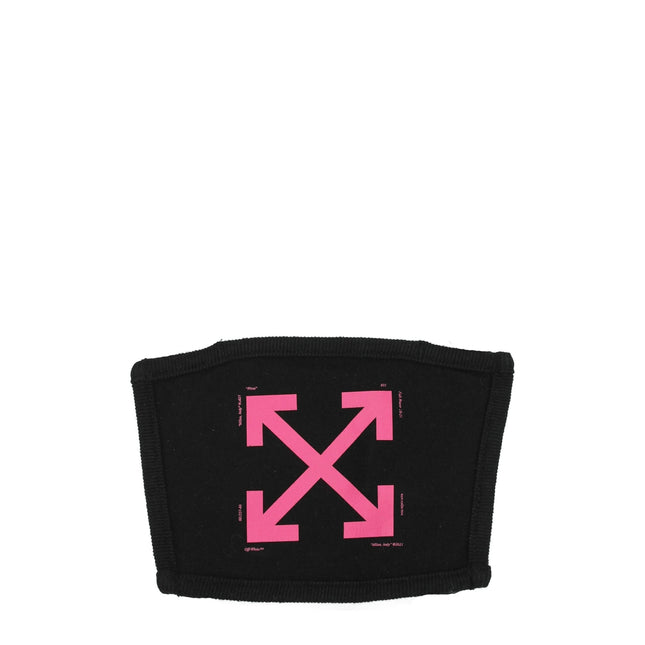 Off-White Black Cotton Facemask