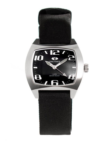 Time Force Black Nylon Sport Watch