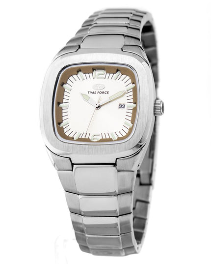 Time Force Silver Stainless Steel Dress Watch