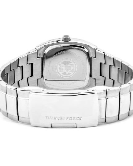 Time Force Silver Stainless Steel Dress Watch