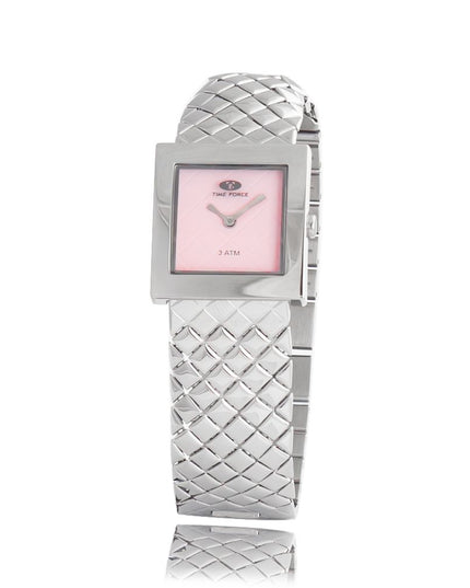 Time Force Silver Stainless Steel Dress Watch