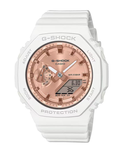 Casio White Resin Sport Watch