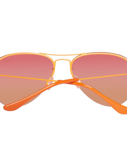 Benetton Orange Metal Sunglasses