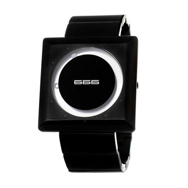 666BARCELONA Black Stainless Steel Dress Watch