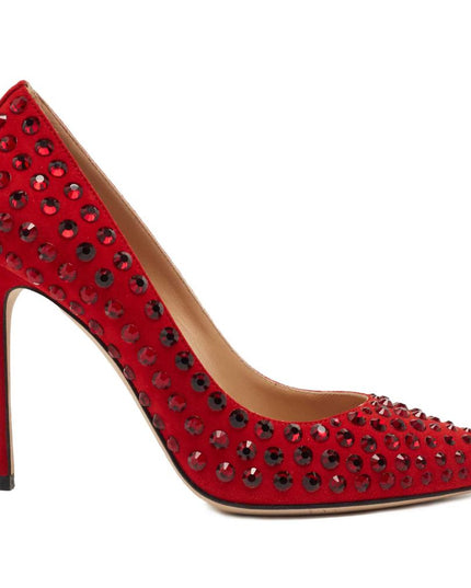 Sergio Rossi Red Calfskin Women Pump