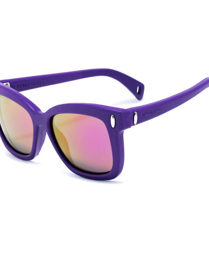 Italia Independent Purple Rubber Sunglasses