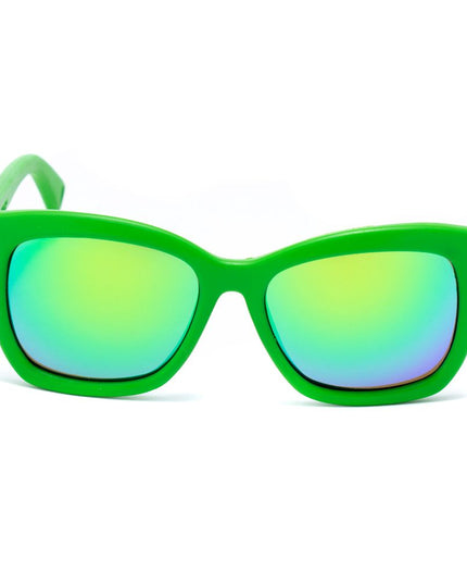 Italia Independent Green Rubber Sunglasses