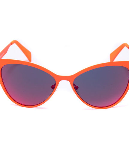 Italia Independent Red Metal Sunglasses