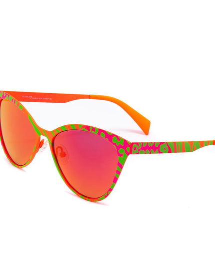 Italia Independent Red Metal Sunglasses