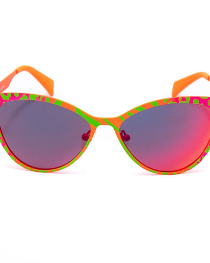 Italia Independent Red Metal Sunglasses