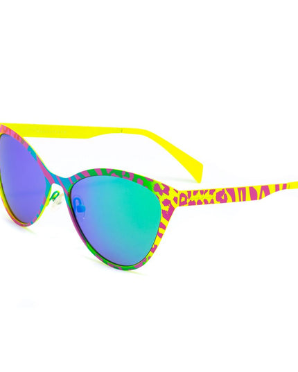 Italia Independent Red Metal Sunglasses