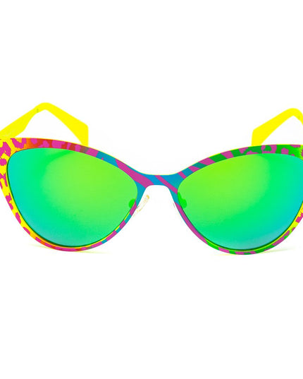 Italia Independent Red Metal Sunglasses