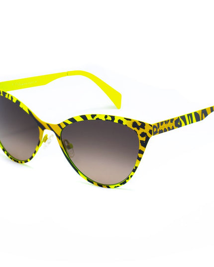 Italia Independent Yellow Metal Sunglasses