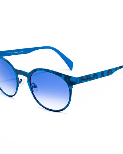 Italia Independent Blue Metal Sunglasses