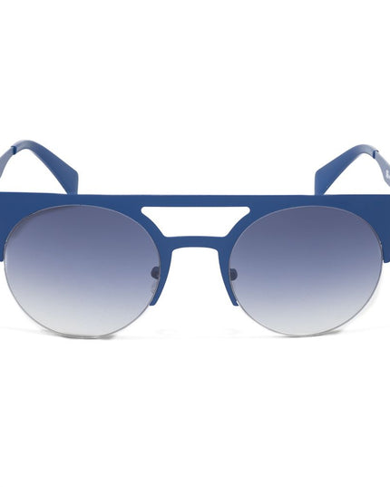 Italia Independent Blue Metal Sunglasses