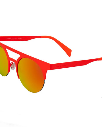 Italia Independent Red Metal Sunglasses