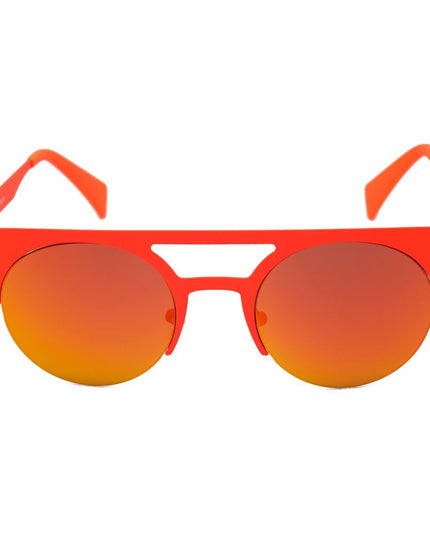 Italia Independent Red Metal Sunglasses