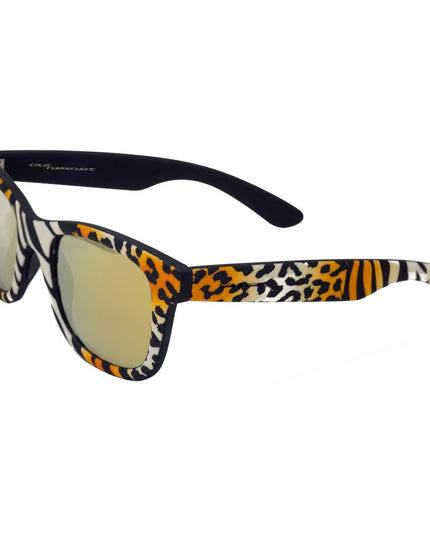 Italia Independent Yellow Acetate Sunglasses