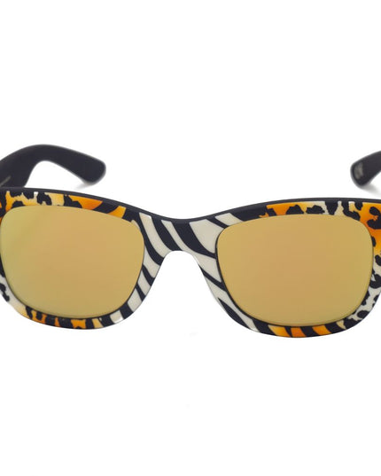 Italia Independent Yellow Acetate Sunglasses