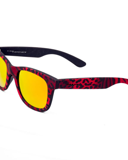 Italia Independent Red Acetate Sunglasses