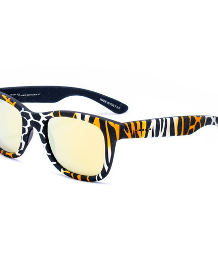 Italia Independent Orange Acetate Sunglasses