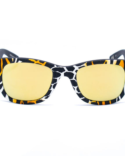 Italia Independent Orange Acetate Sunglasses