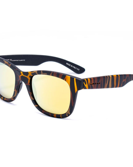 Italia Independent Orange Acetate Sunglasses