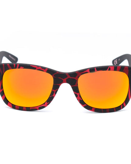 Italia Independent Red Acetate Sunglasses