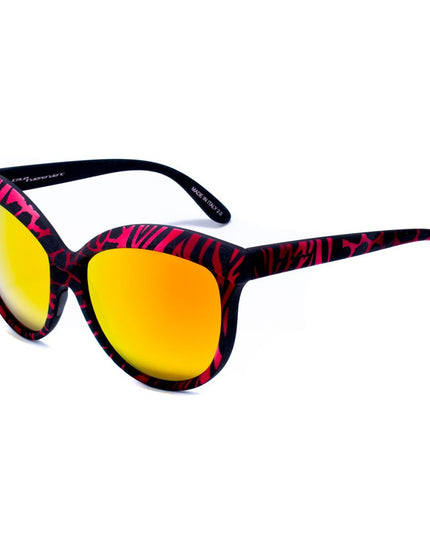 Italia Independent Red Acetate Sunglasses