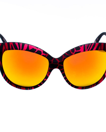 Italia Independent Red Acetate Sunglasses